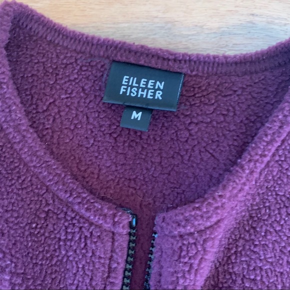 Eileen Fisher EcoSpun Fleece Vest - Picture 3 of 6